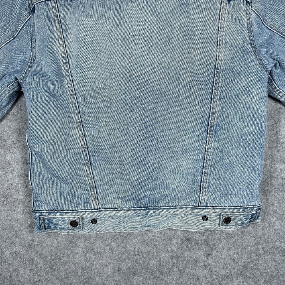 Signature by Levi Strauss Light Blue Denim Jacket with Cream Collar - Picture 10 of 14